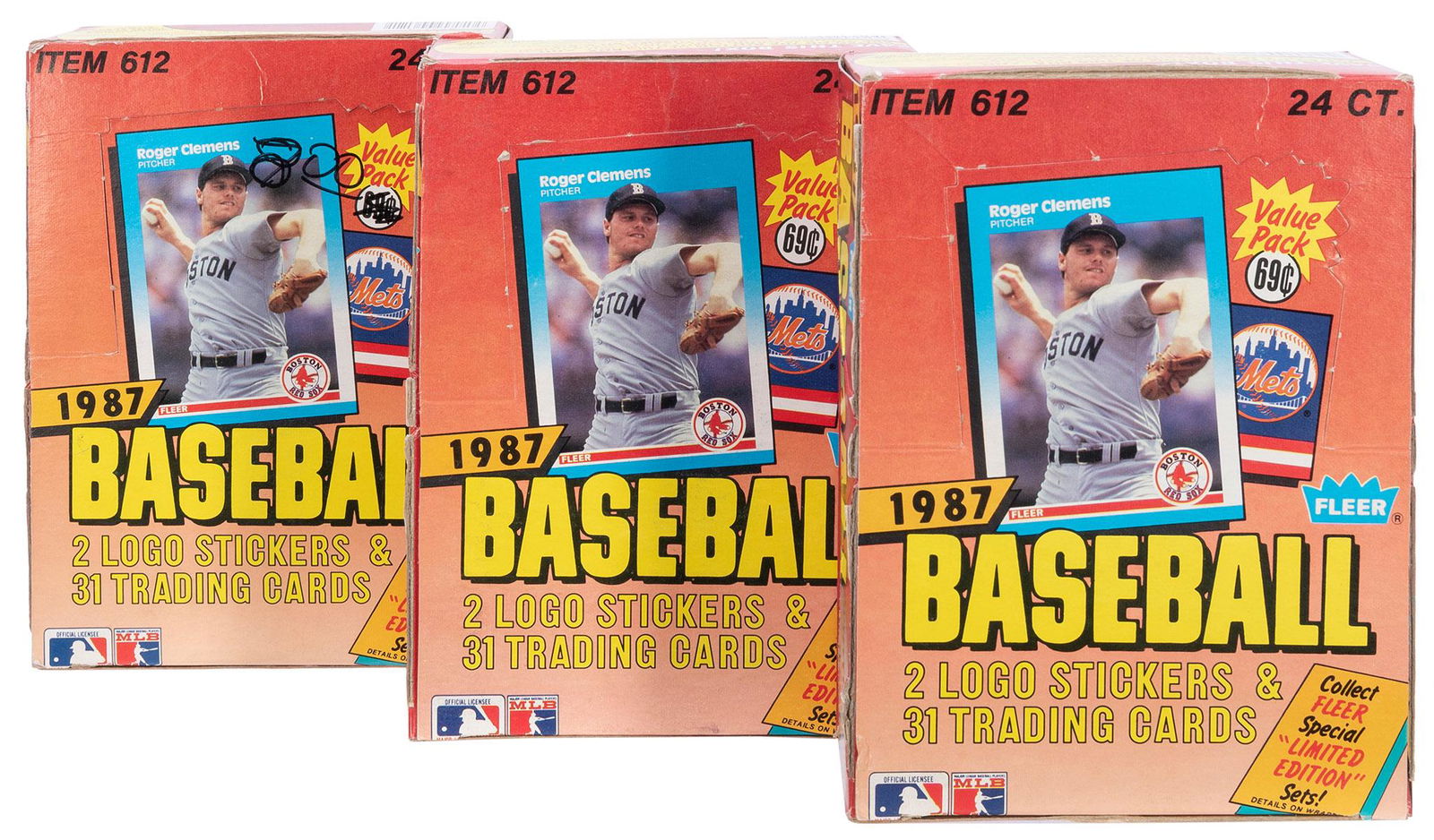 1987 Fleer Baseball Cards Boxes. Philadelphia: Fleer Corp, ... (1 of 2)
