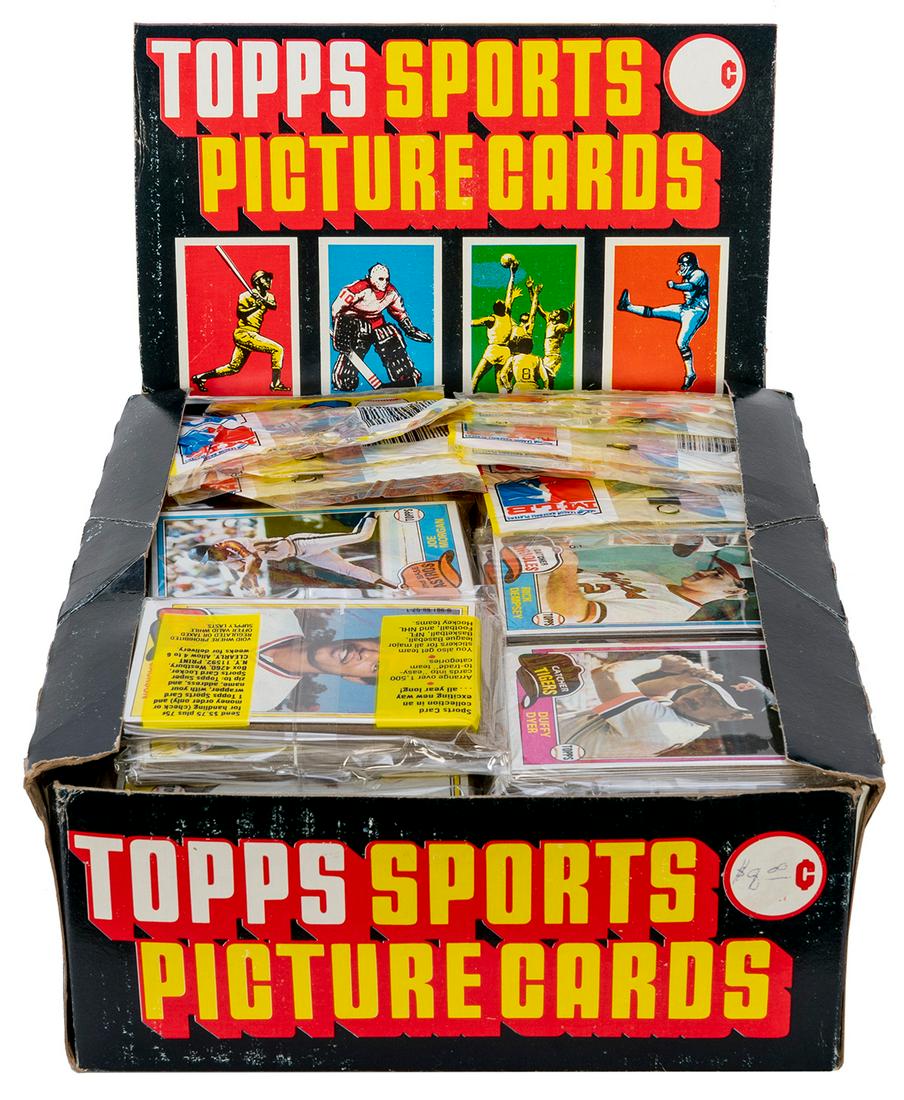 1981 Topps Baseball Rack Packs opened display box. New York... (1 of 1)