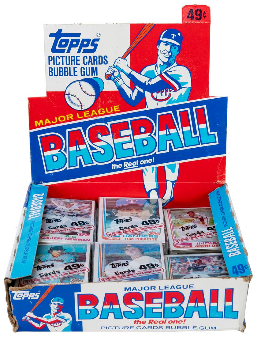 1981 Topps Baseball opened display box. New York: The Topps... (1 of 2)