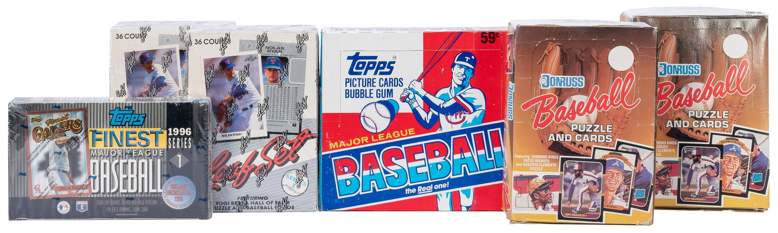 1985-1996 Mixed Lot of 6 Leaf/Topps Factory Sealed Boxes of... (1 of 1)
