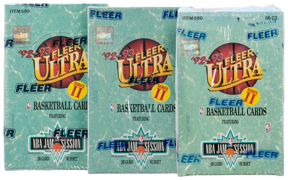 í92-í93 Fleer Ultra Basketball Series II Cards Boxes. Mt. L... (1 of 1)