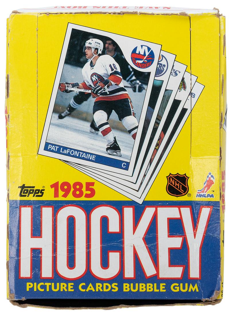 1985 Topps Hockey opened wax box, with all wax packs separa... (1 of 2)