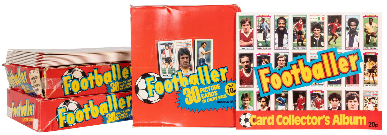 1981 Topps English League FootballerSoccer Boxes. Duryea... (1 of 2)