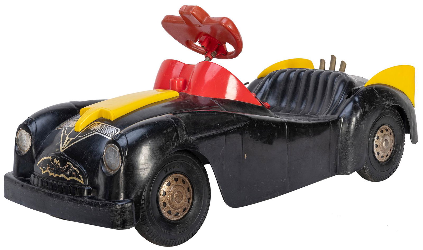 BARRIS, George (b. 1925-2015). Batmobile Ride-On Toy. Marx ... (1 of 4)
