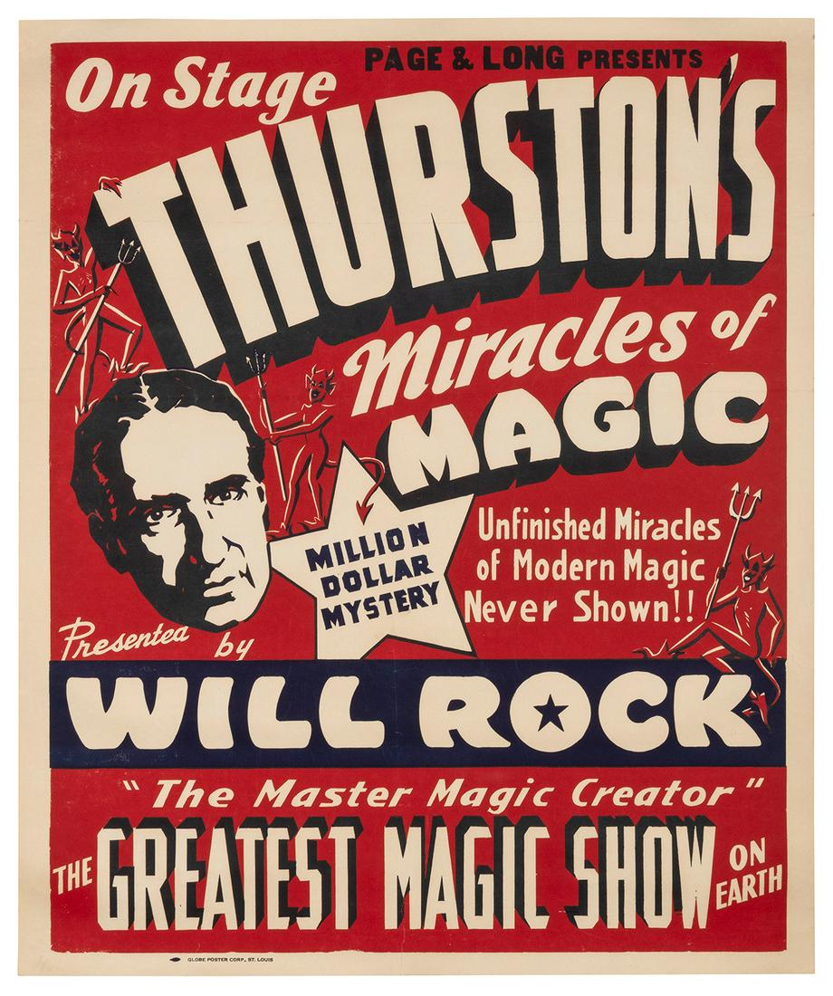 ROCK, Will (William Rakauskas, 1907 - 95). On Stage. Thurst... (1 of 1)