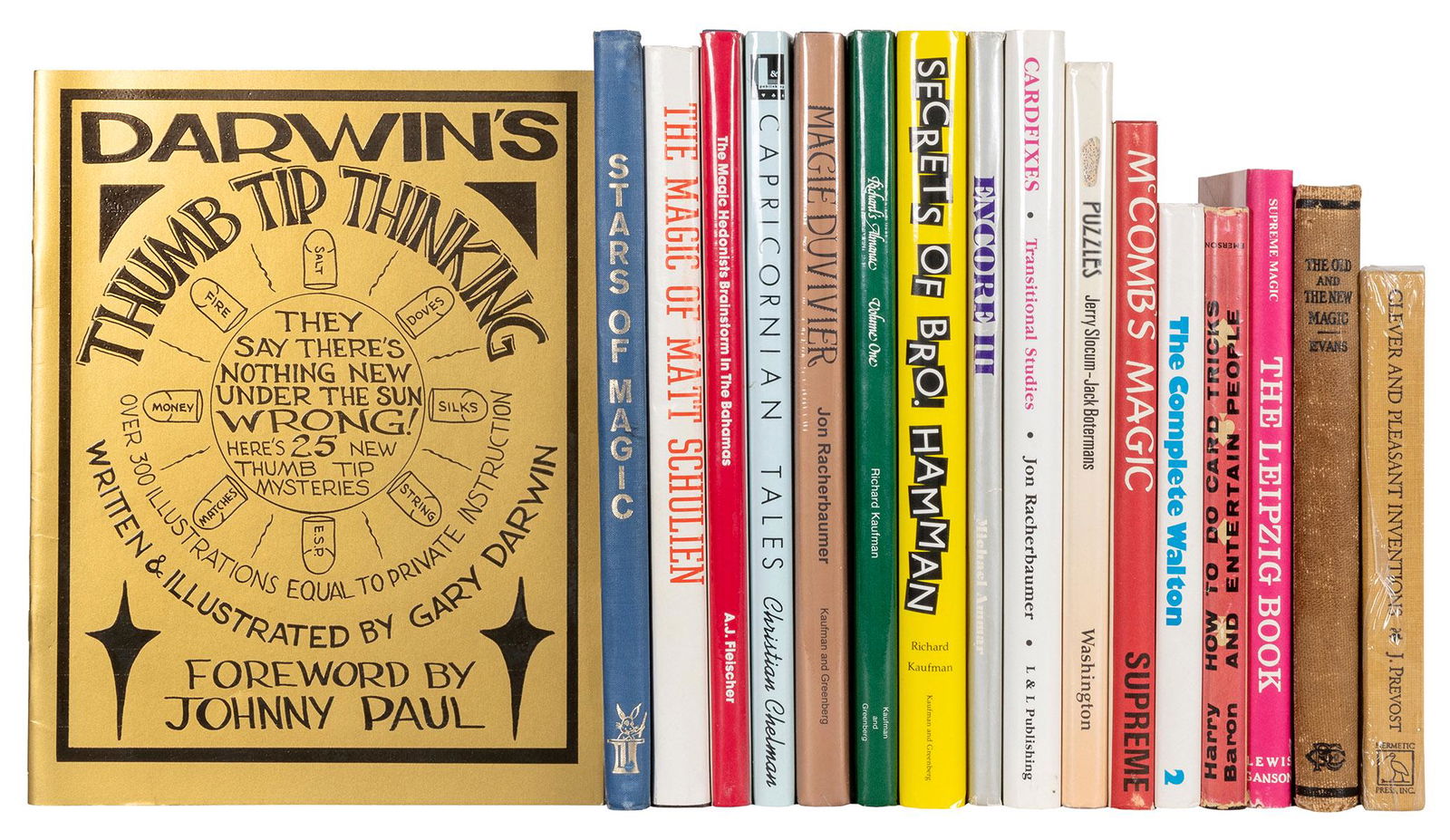 Lot of nearly 35 assorted books on magic and tricks. [V.p.,... (1 of 1)