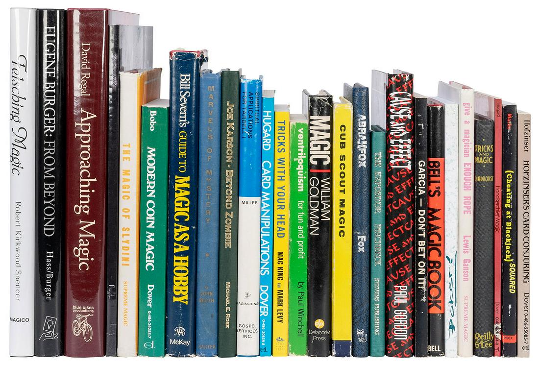 Lot of nearly 35 assorted books on magic and tricks. [V.p.,... (1 of 1)