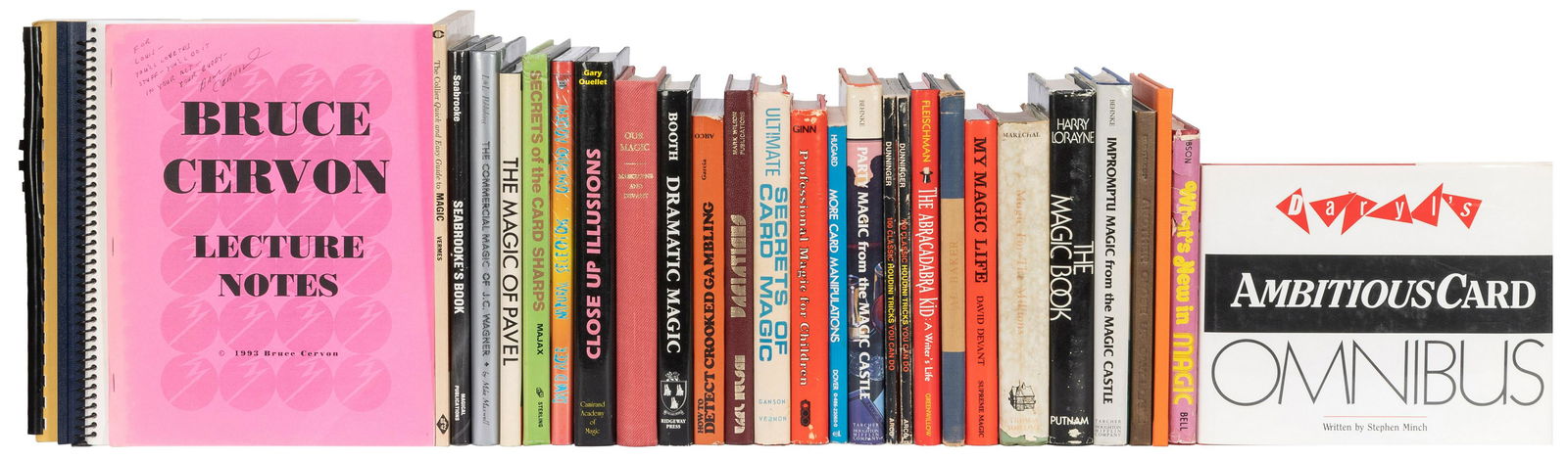 Lot of nearly 40 assorted books on magic and tricks. [V.p.,... (1 of 1)