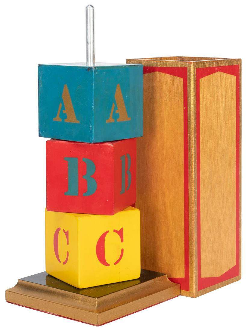 ABC Blocks. Azusa: Owen Magic Supreme, 1990s. A large lette... (1 of 1)