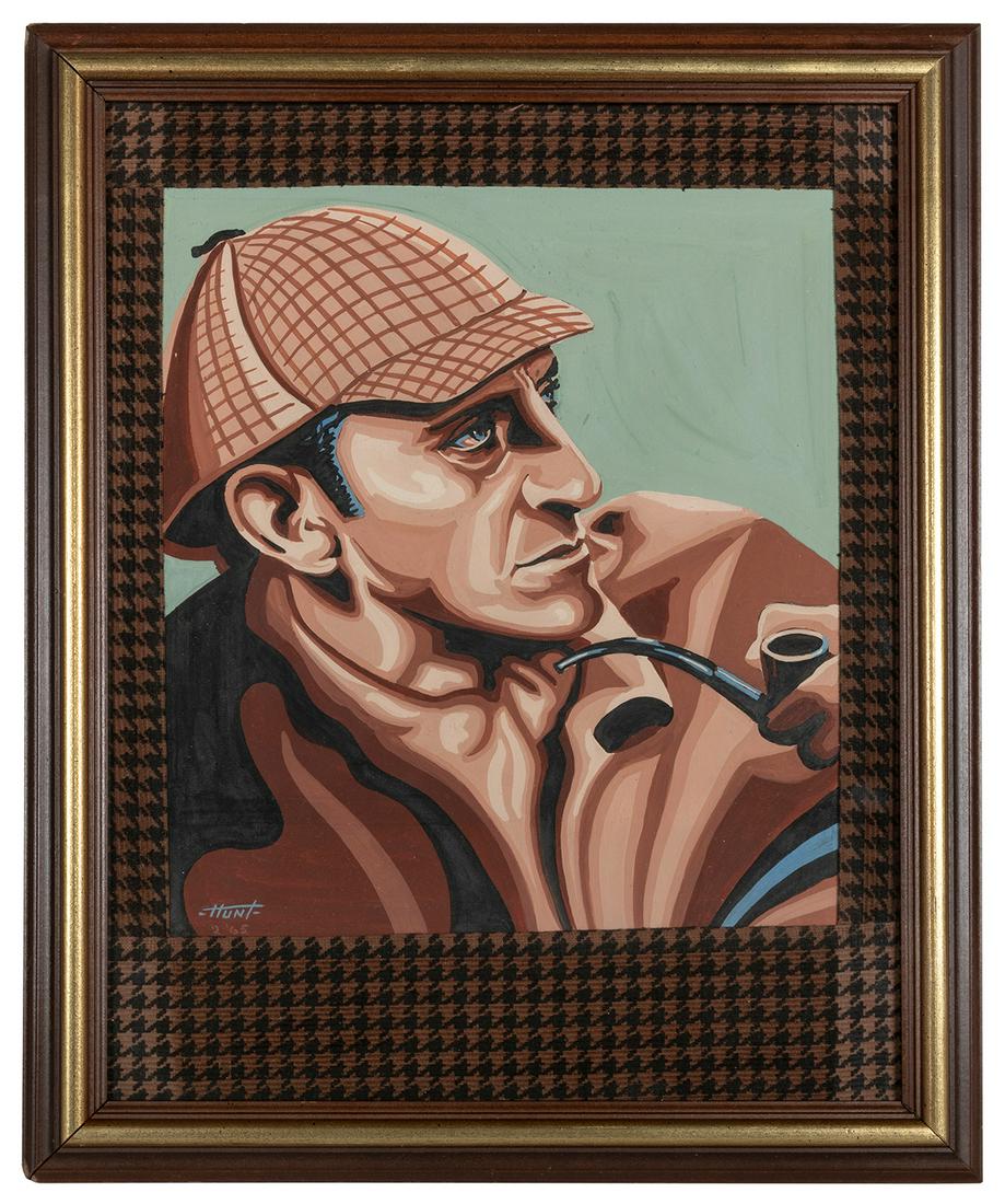 HUNT, Roy V. (1914-1986). Original acrylic portrait of Basi... (1 of 3)