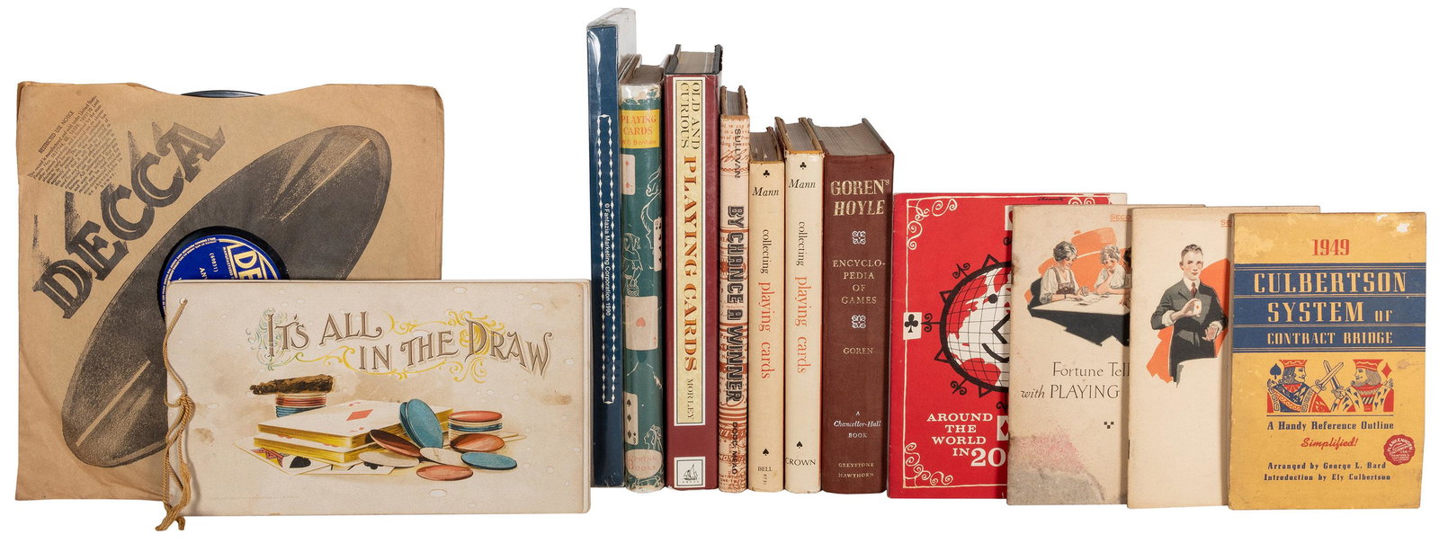 [GAMBLING]. A group of books. Includes: MACKAY, Harvey. Swi...: [GAMBLING]. A group of books. Includes: MACKAY, Harvey. Swim With the Sharks Without Being Eaten Alive. New York: William Morrow and Co. Inc., 1988. – STEINMETZ, Andrew. The Gaming Table: Its Vo