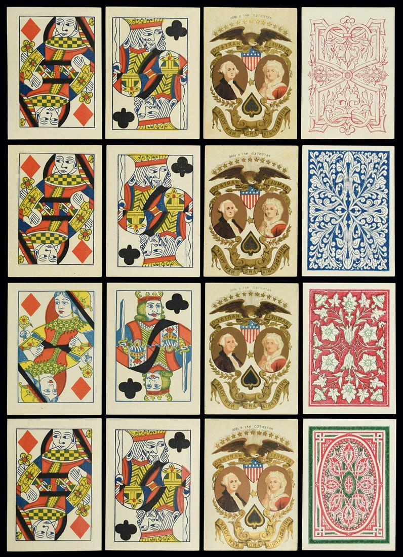 Samuel Hart & Co. Illuminated Bezique Playing Cards Set. Ne... (1 of 1)