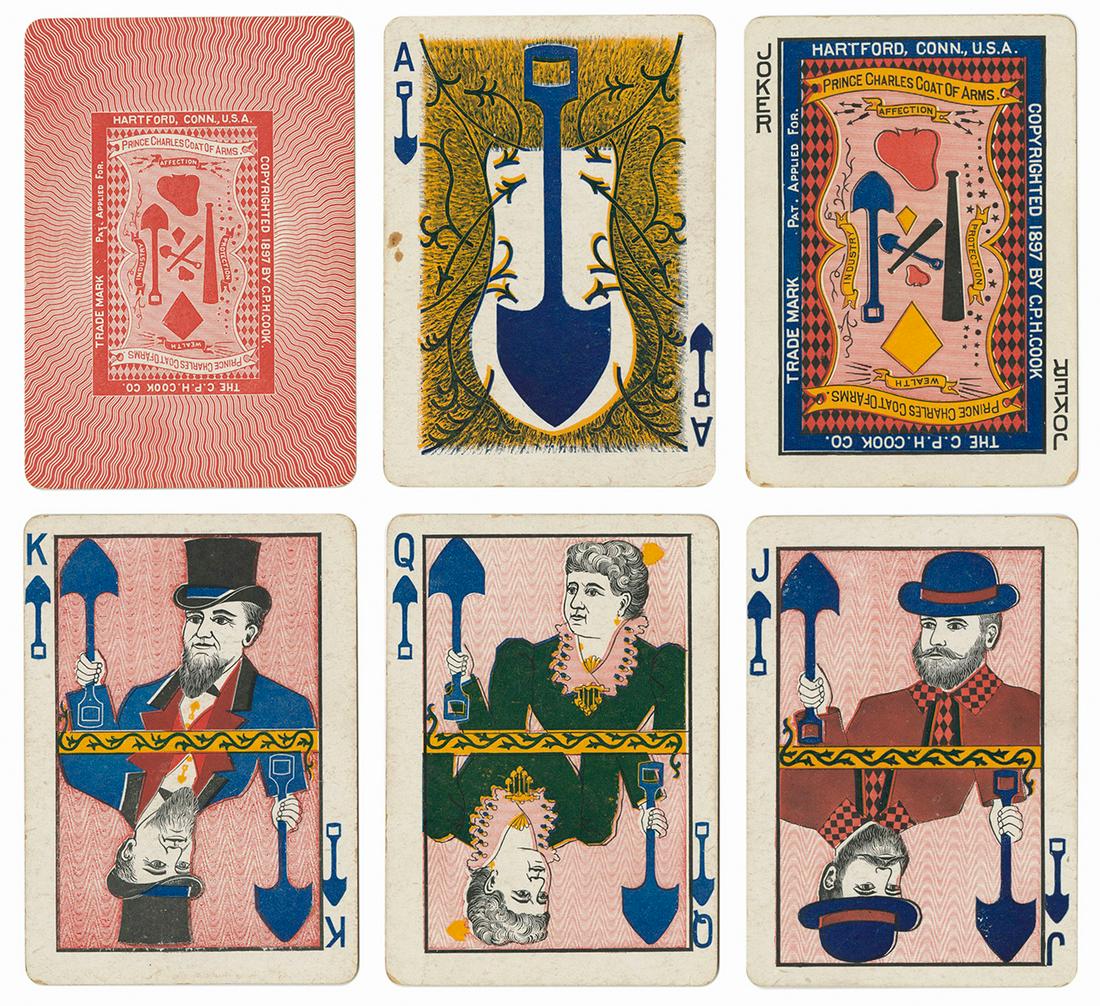 The C-P-H Cook Co. “Prince Charles” Playing Cards. Hartford... (1 of 1)