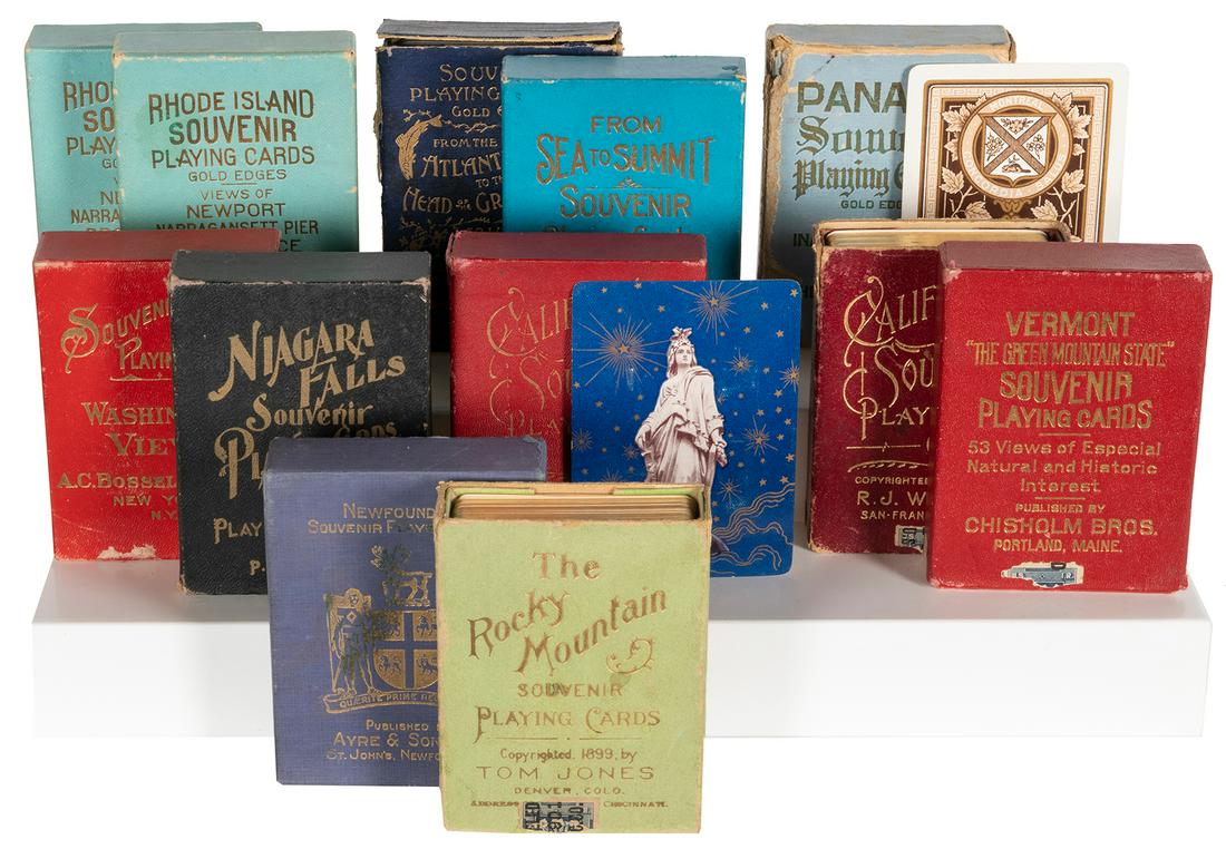 Collection of American souvenir travel playing card decks. ... (1 of 1)