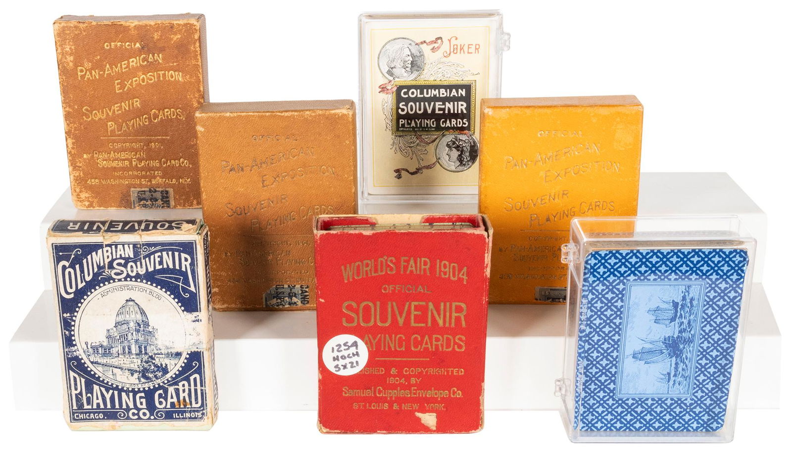 Seven Souvenir Playing Card Decks Circa 1890s-10s. Includin... (1 of 1)