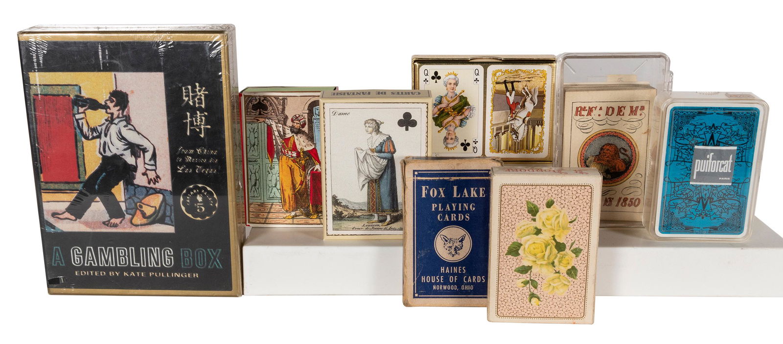 Group of Eight Card Decks and Gambling Sets. Includes Carte... (1 of 1)