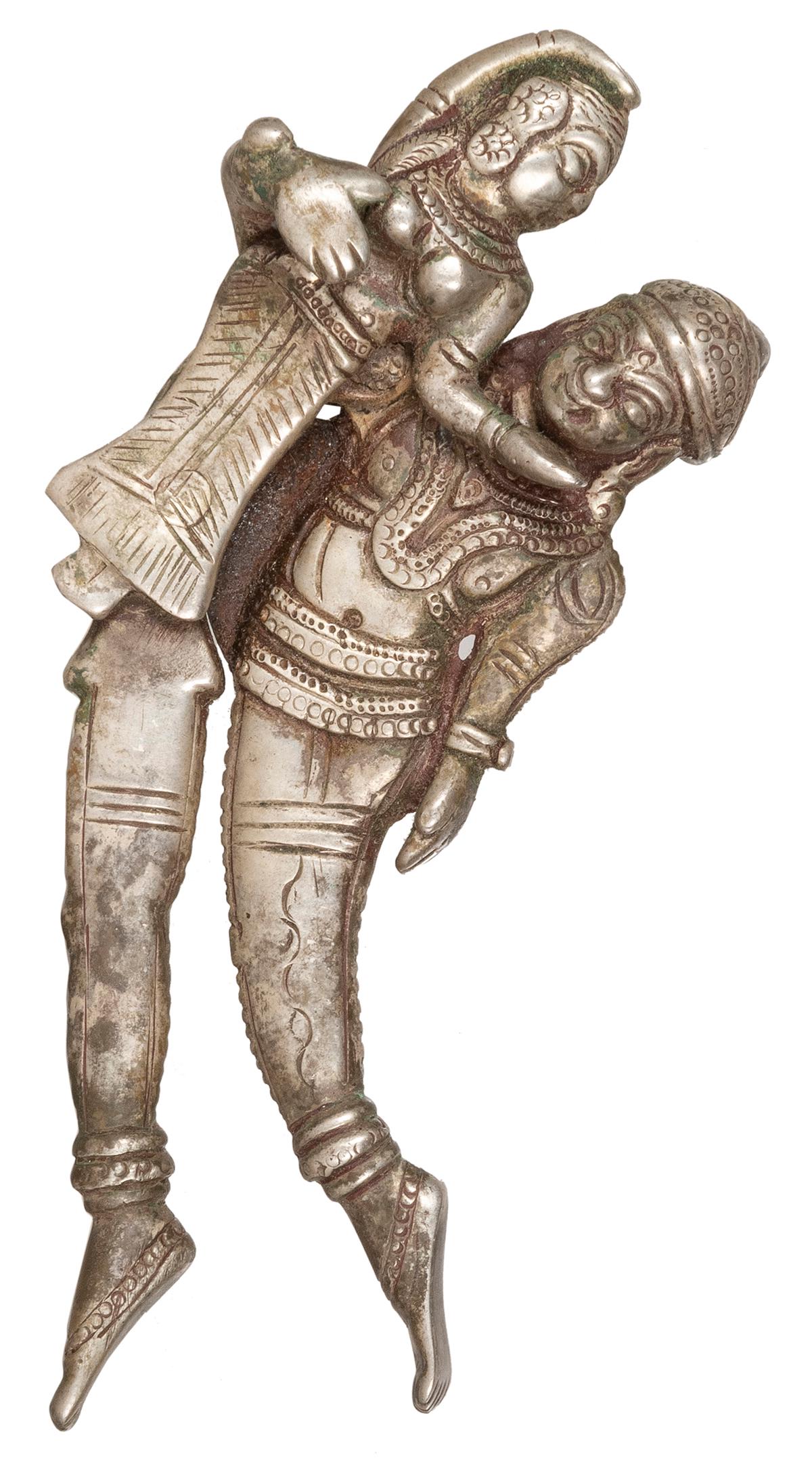 Opium cutter with 2 figures. [China or Thailand (?), ca. 18... (1 of 2)