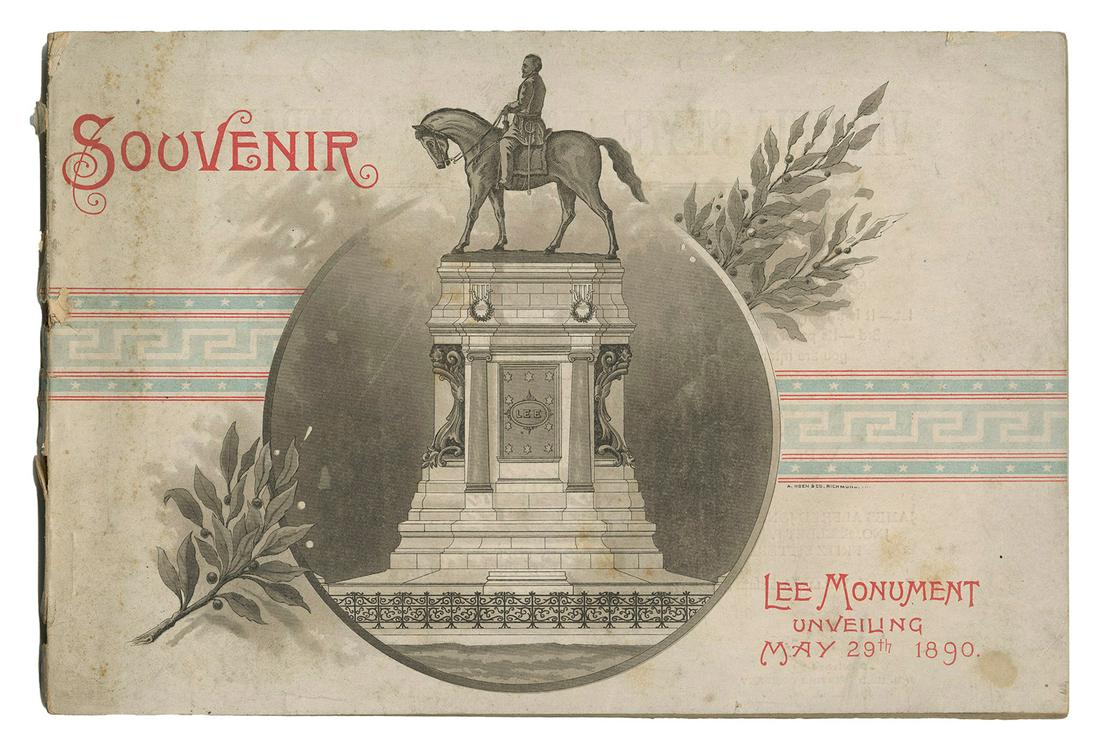 [LEE, Robert E. (1807-1870)]. Souvenir: Lee Monument Unveil... (1 of 1)
