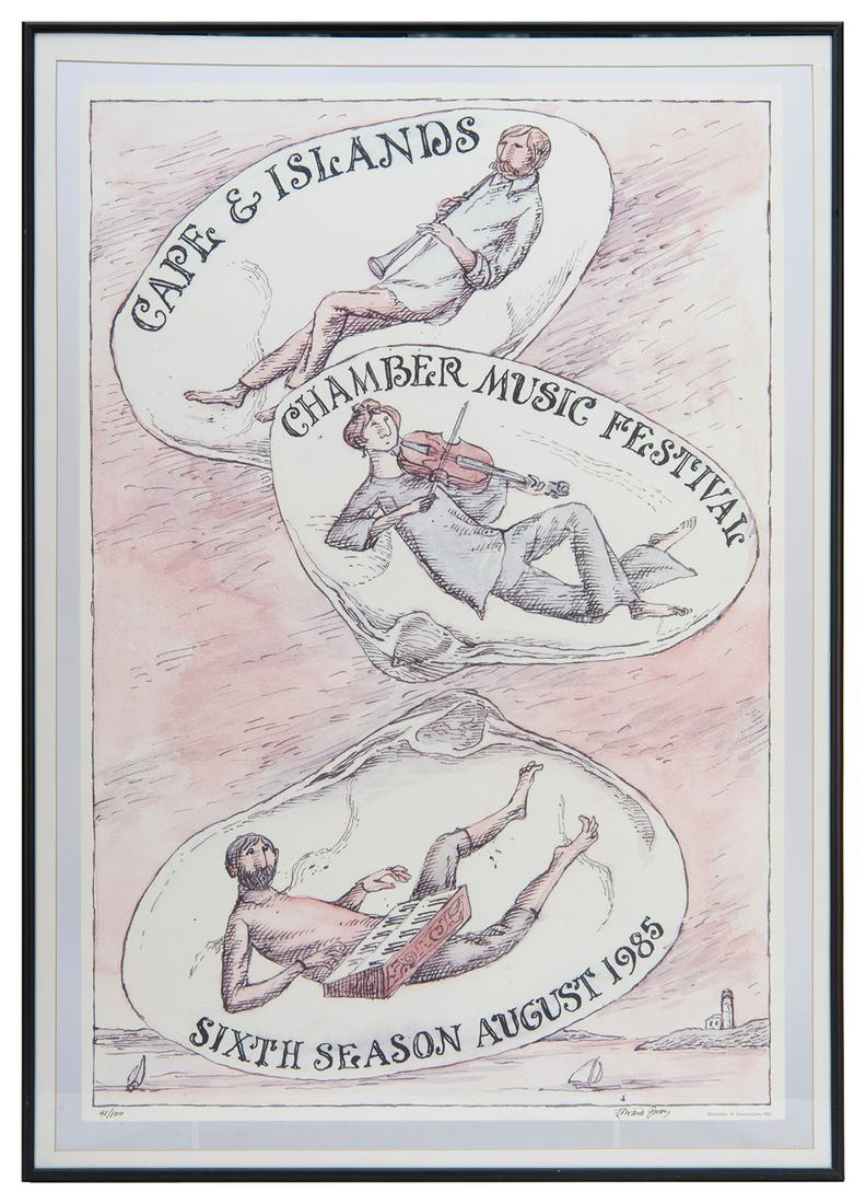 GOREY, Edward (1925-2000). A pair of signed prints, includi... (1 of 2)