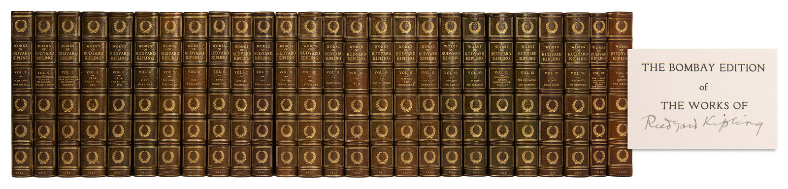 KIPLING, Rudyard (1865-1936). The Works of… London: Macmill... (1 of 4)