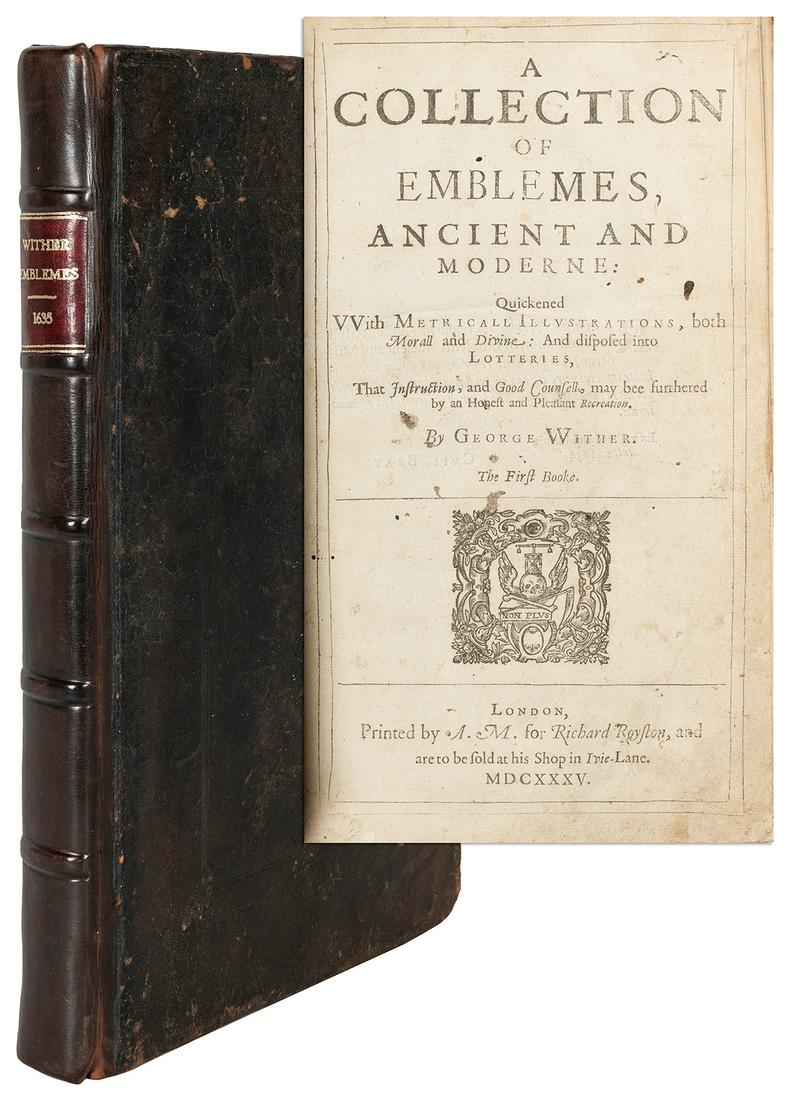 WITHER, George (1588–1667). A Collection of Emblemes, Ancie... (1 of 8)