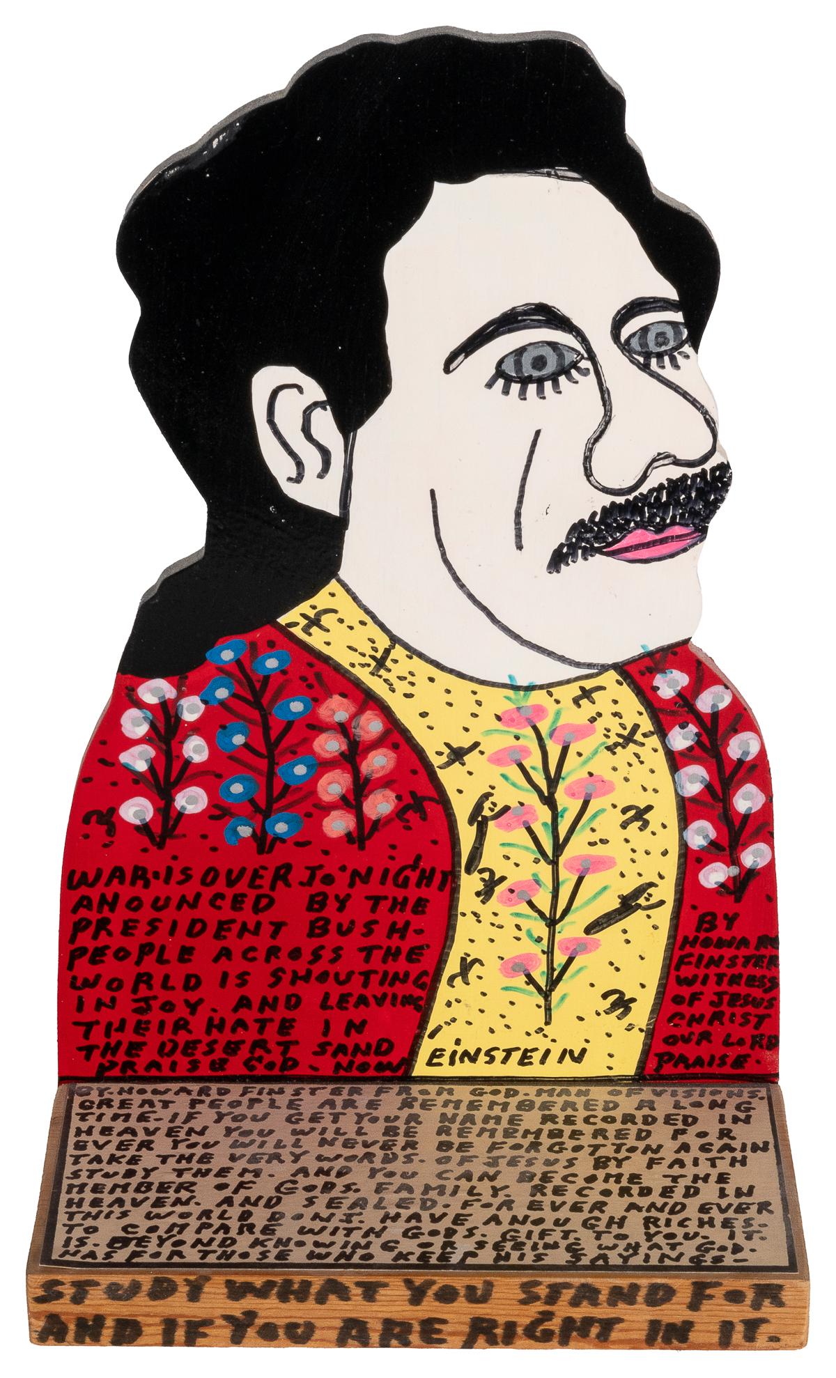 FINSTER, Howard (American, 1916-2001). Einstein. #18,160. 1... (1 of 2)