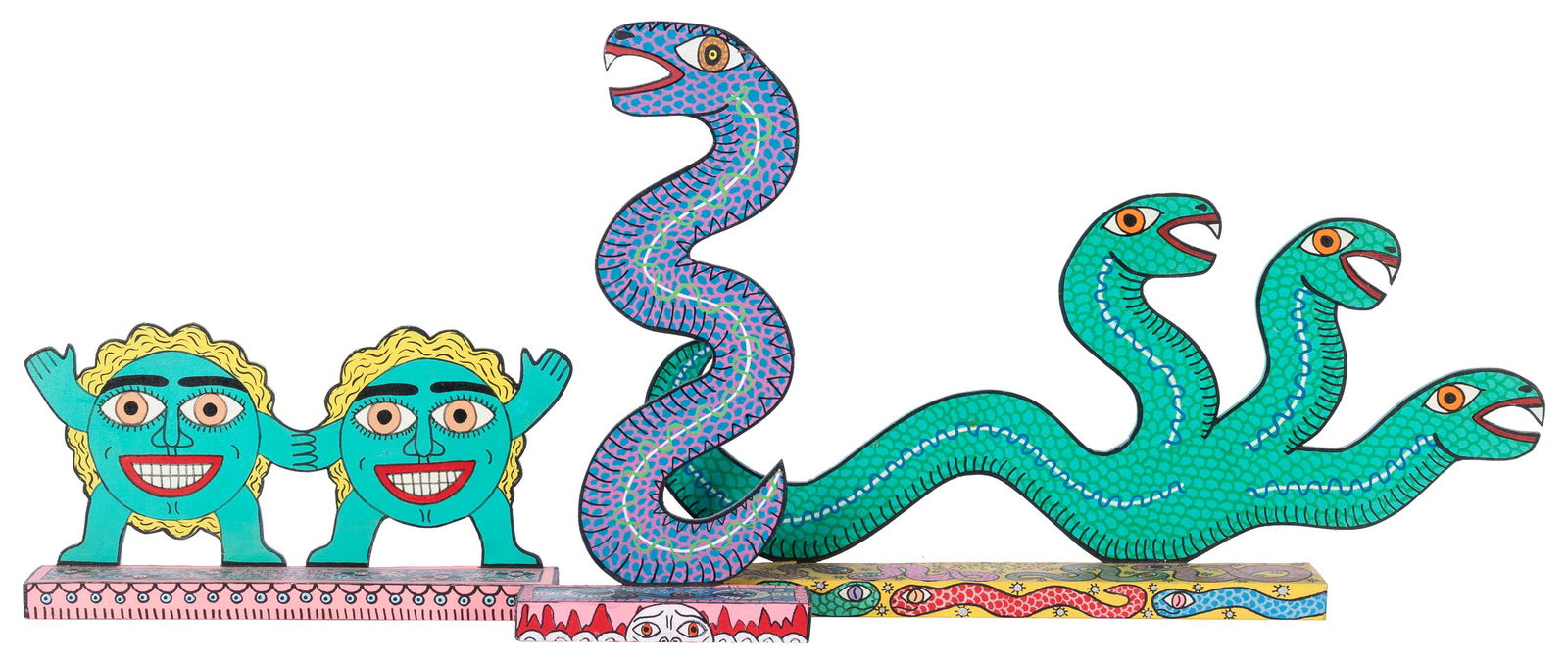 FINSTER, Michael (American, b. 1969). Group of Five Cut-out... (1 of 7)