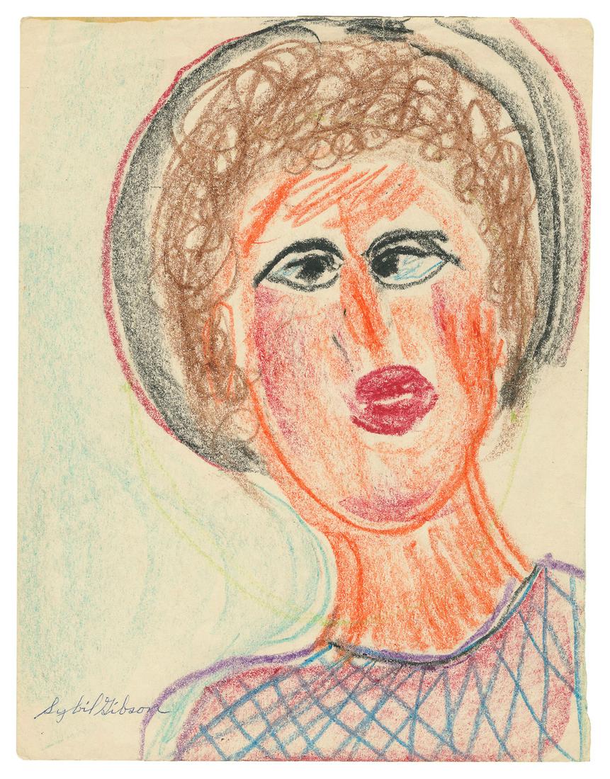 GIBSON, Sybil (American, 1908-1995). Pair of 2 original dra... (1 of 2)