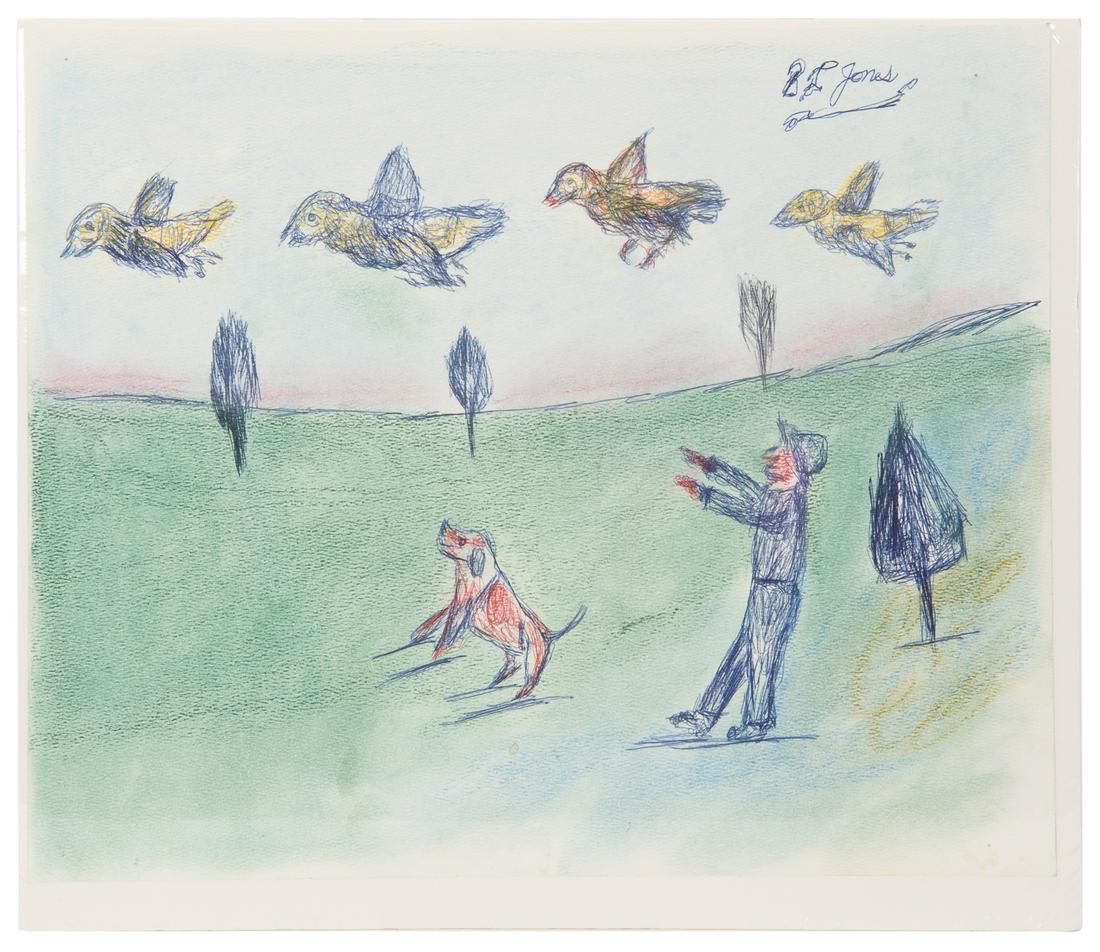 JONES, Shields Landon (“S. L.”, American, 1901-1997). Man a... (1 of 1)