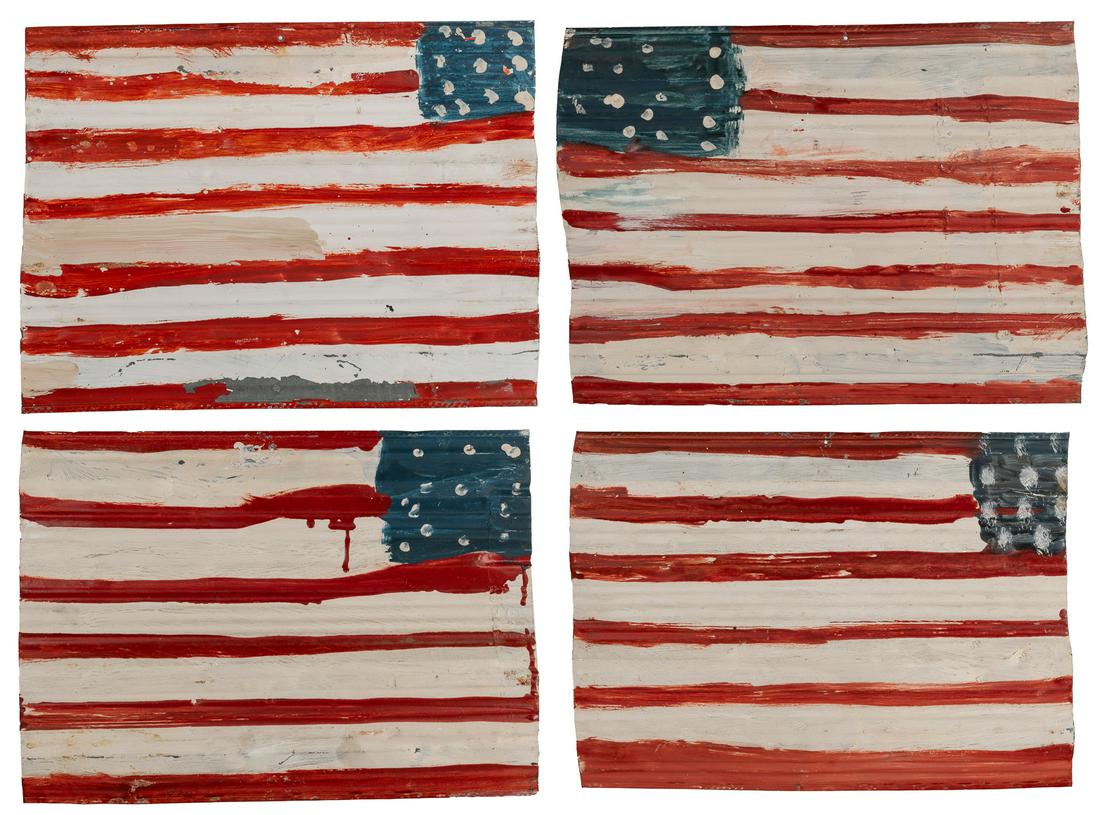 MILLER, R. A. (American, 1912-2006). A group of 4 painted A... (1 of 5)