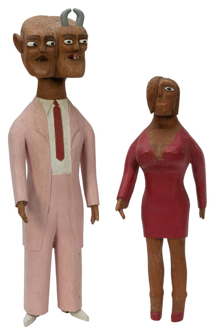 ROGERS, Sulton (American, 1922-2003). Two-Headed Male and F... (1 of 4)