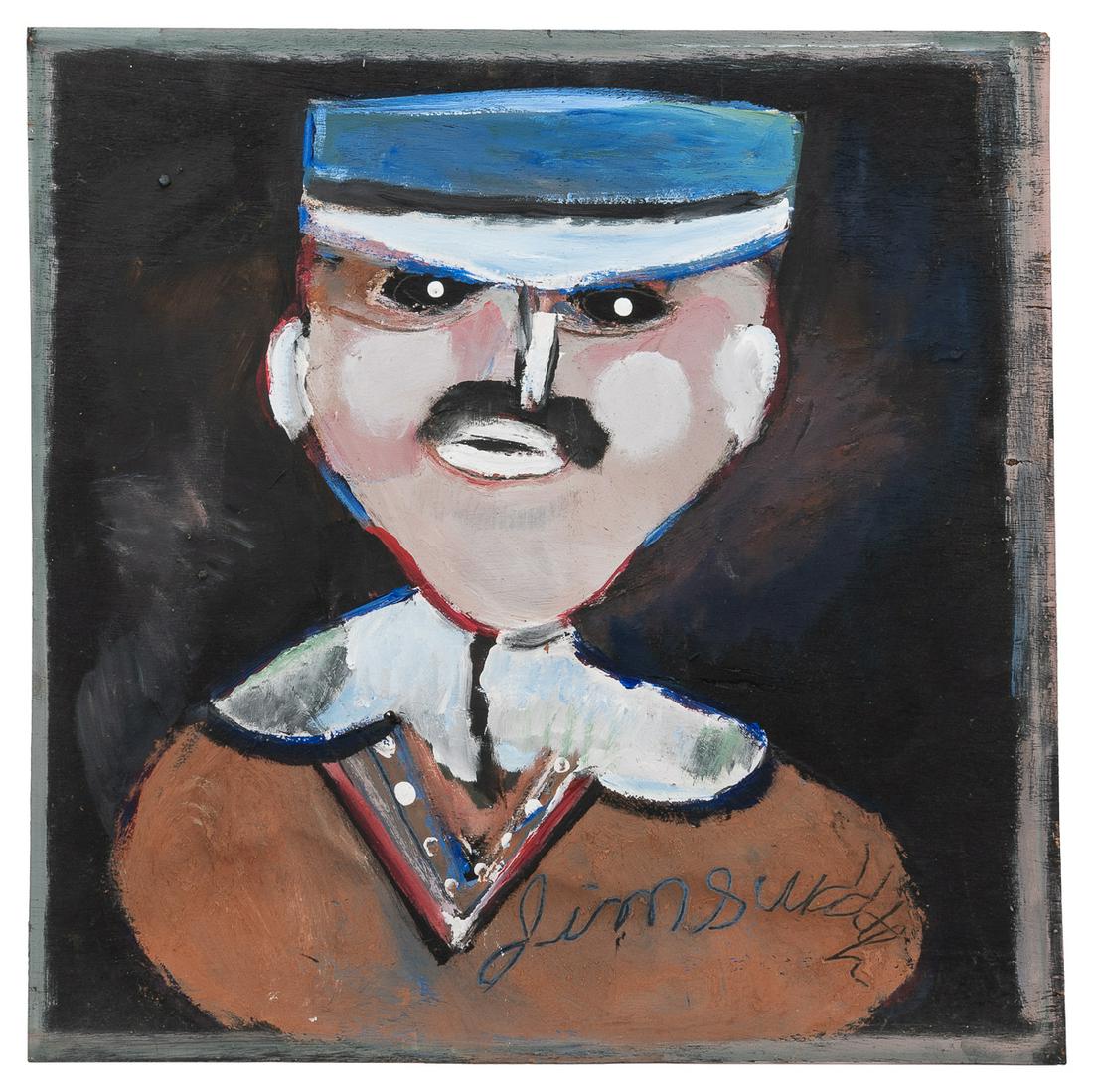 SUDDUTH, Jimmy Lee (American, 1910-2007). Man in Uniform. P... (1 of 1)