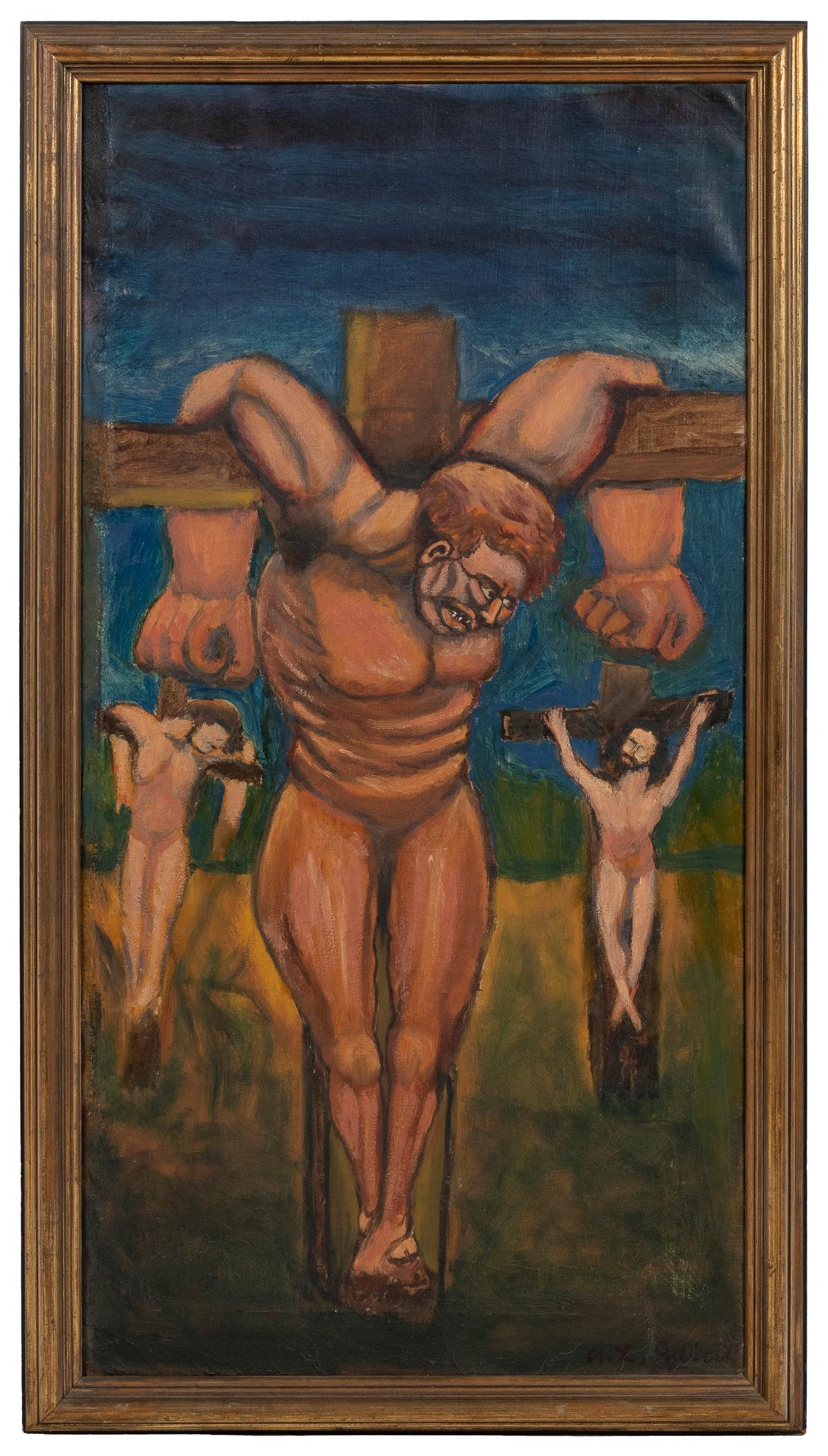[ARTIST UNKNOWN]. (American 20th century). Crucifixion. ca.... (1 of 1)
