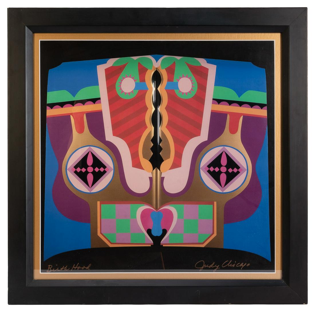 CHICAGO, Judy (American, b. 1939) Birth Hood. 2015. Offset ... (1 of 1)