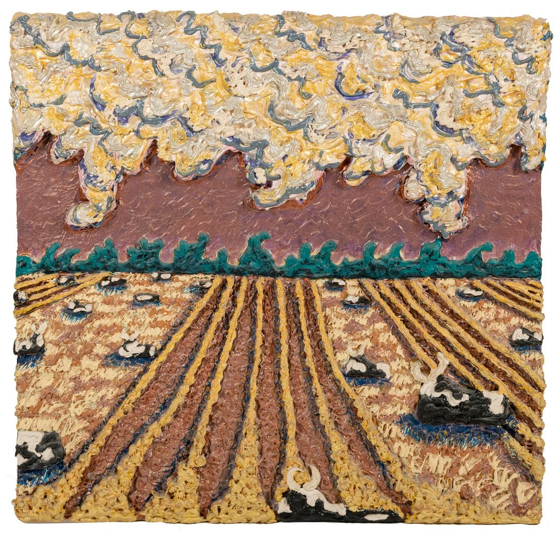 BEALL, Nina (American, 20th century). Spring. 1980. Acrylic... (1 of 1)