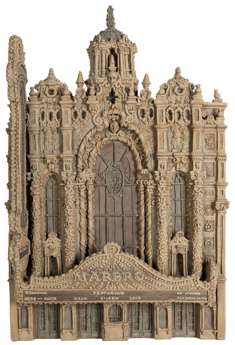 JACOBSEN, Zani (American, 1928-1993) Marbro Theater. 1975. ... (1 of 3)