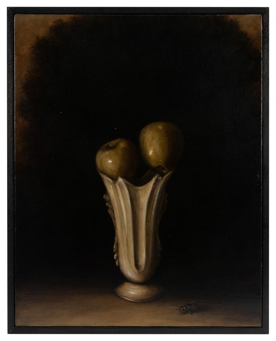 KROLL, David (American, b. 1956). Vase with Two Apples. 199... (1 of 1)
