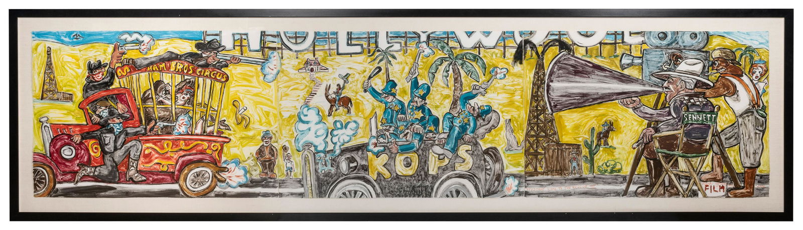 GROOMS, Red (American, b. 1937). Keystone Kops to the Rescu... (1 of 2)