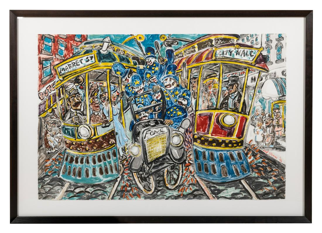 GROOMS, Red (American, b. 1937). Tight Squeeze II. 2006. Co... (1 of 1)