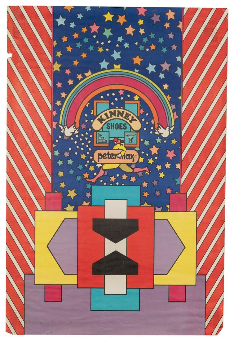 MAX, Peter (American, b. 1937). Kinney Shoes. [N.d.] Color ... (1 of 1)