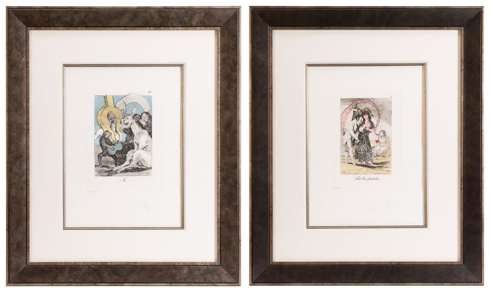 DALI, Salvador (Spanish, 1904-1989) Asi La Fastadia – Plate... (1 of 3)