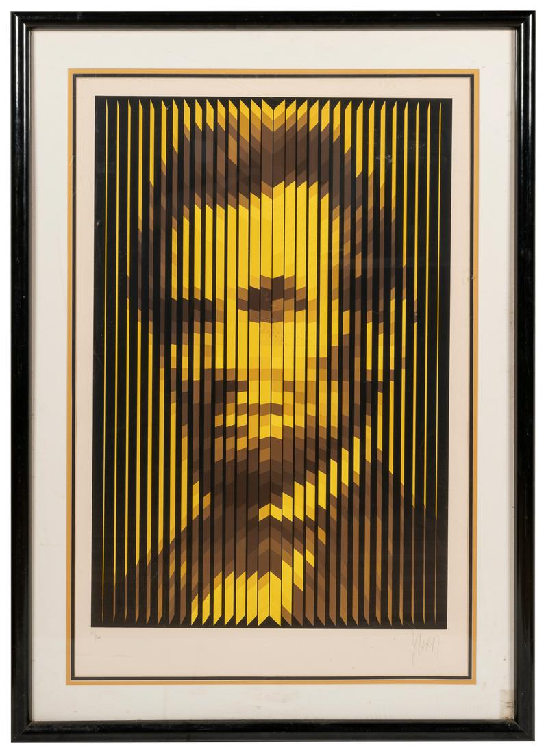 VASARELY, Jean-Pierre /Yvaral (French, 1934-2002). Portrait... (1 of 1)