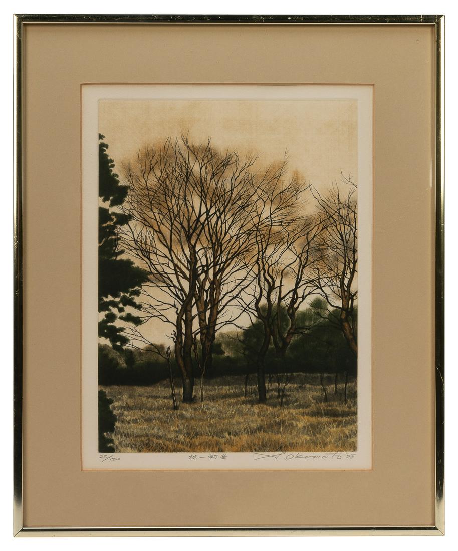 OKAMOTO, Shogo (Japanese, 1920-2001), Woods-Early Winter. 1... (1 of 2)