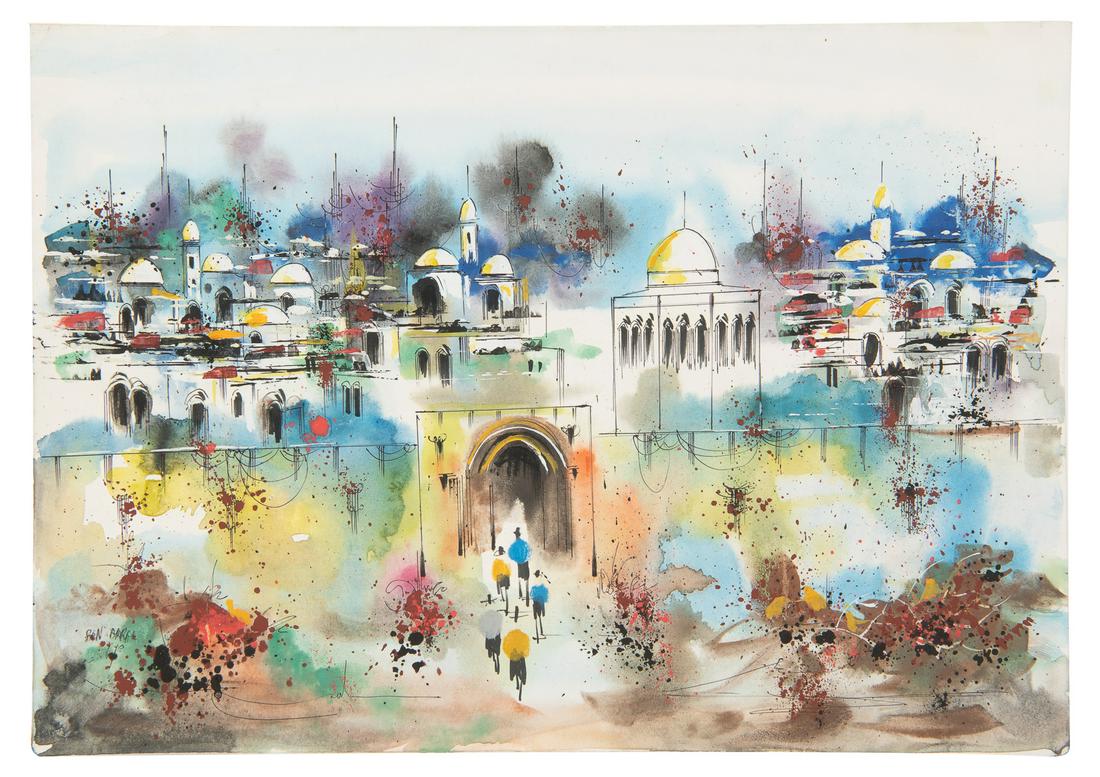 AVRAM, Ben (Israeli, b. 1939) Scenes of Jerusalem including... (1 of 1)