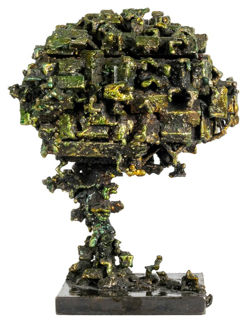 BEARDEN, James (American, b. 1964) Cubist Box 2018. Steel, ... (1 of 2)