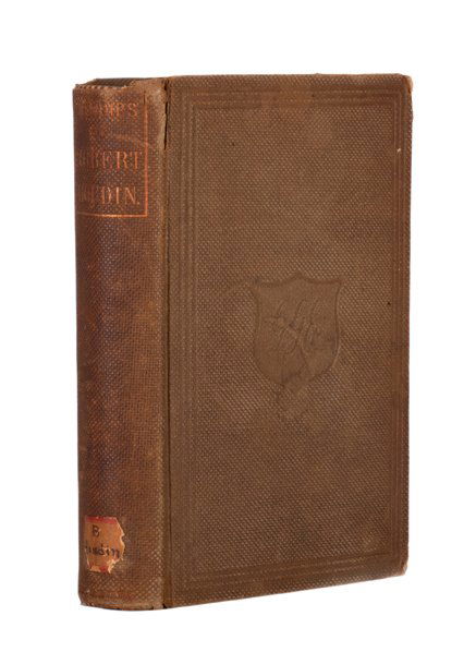 Robert-Houdin, Jean Eugène. Memoirs. Phila. 1859: Robert-Houdin, Jean Eugène. Memoirs of Robert-Houdin. Philadelphia, 1859. First English edition. Brown embossed cloth, spine stamped in gold. 8vo. Extremities and spine rubbed and corners bumped, lig