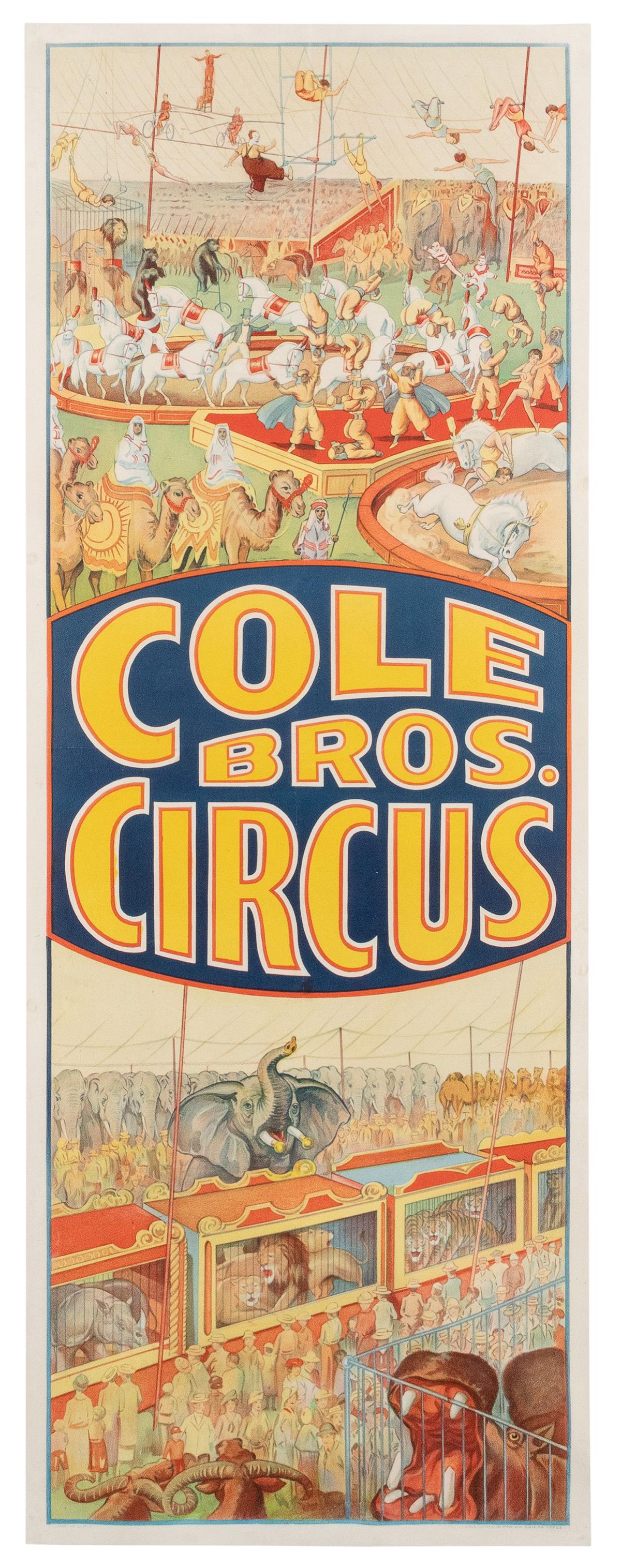 Cole Bros. Circus. Erie: Erie Litho & Ptg., Co., [ca. 1935]... (1 of 1)