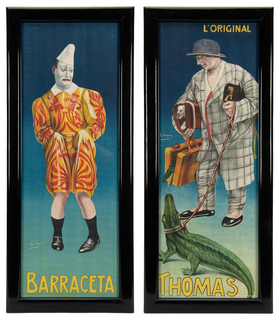 DUPUIS, Em (1877-1958). Two posters. 20th Century. Two smal... (1 of 3)