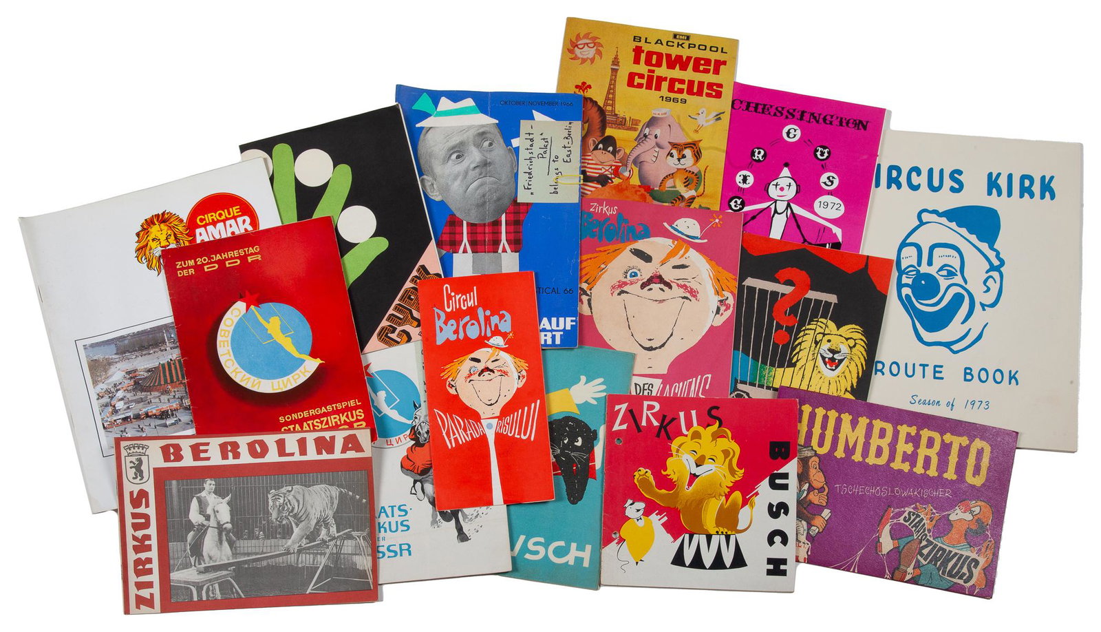 Collection of Circus Programs. American and European, ca. 1... (1 of 1)