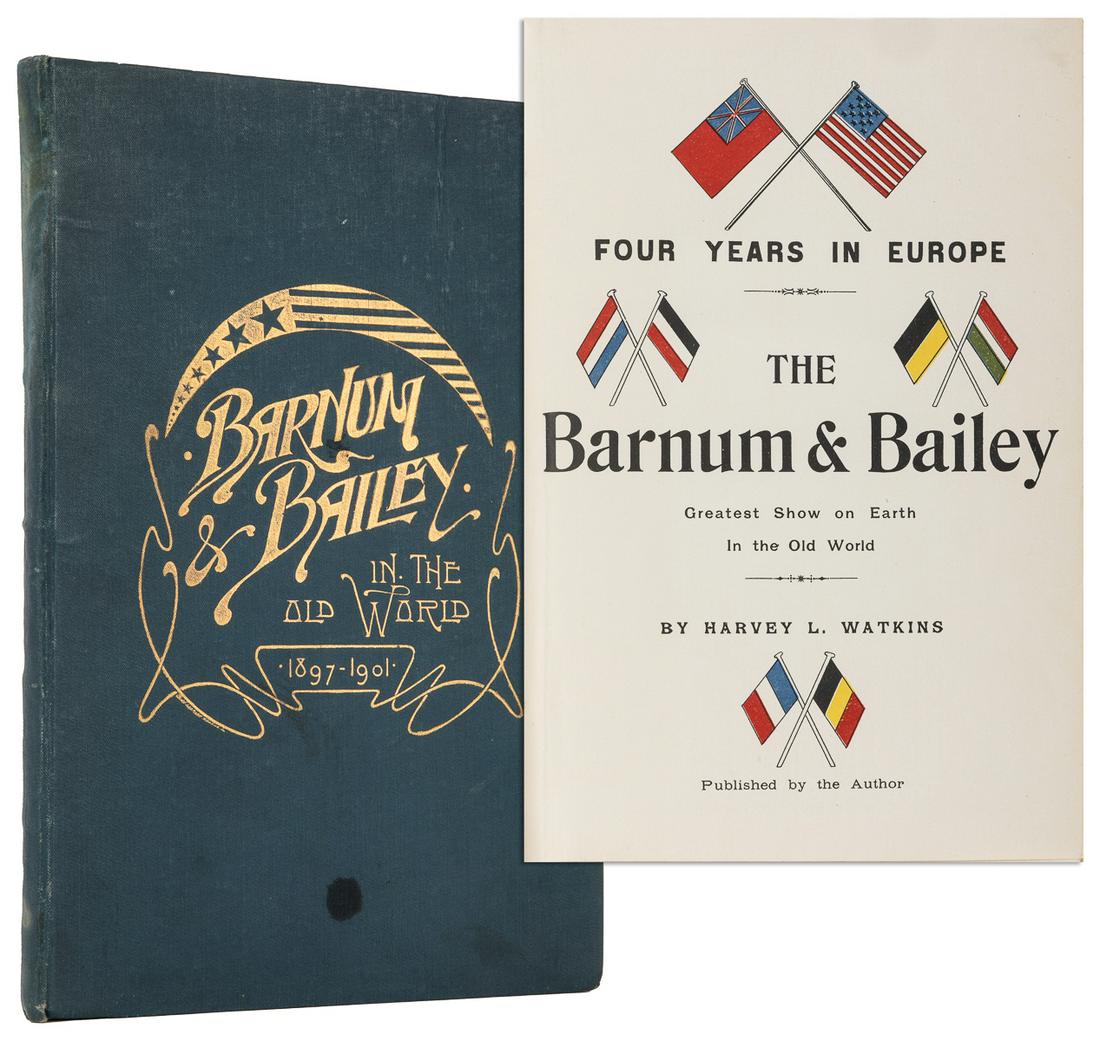 WATKINS, Harvey L. Four Years in Europe. The Barnum & Baile... (1 of 7)